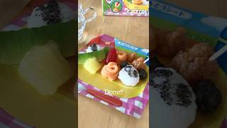 Japanese DIY candy  popin’ cookin’ Kracie bento kit diycandykit popincookin [upl. by Lewap]