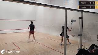 2024 FIR RACKETLON WORLD CHAMPIONSHIPS WOMENS FINAL FISCAHL VS KAPCAV [upl. by Ayat]