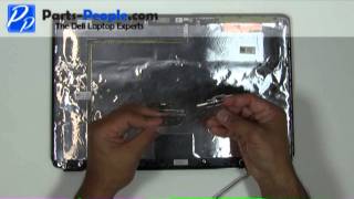 Dell Inspiron 1545  LCD Back Cover Hinge Replacement  HowToTutorial [upl. by Soulier17]