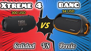 JBL Xtreme 4 🆚 TRONSMART Bang Upgrade Version 🔥 VERSUS épico calidad precio 🤯 💥 [upl. by Enitnelav370]