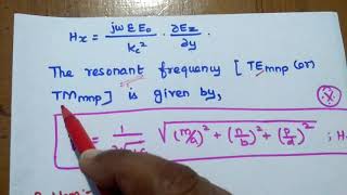 Waveguide Resonators  Rectangular Cavity Resonators  Circular Cavity Resonators [upl. by Tamara]