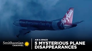 5 Mysterious Plane Disappearances 🛩 Air Disasters  Smithsonian Channel [upl. by Nwahsd]