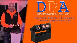 Chauvet DJ EZBEAM Q3 ILS Battery Powered Uplighter  DYProAudio [upl. by Atalante]