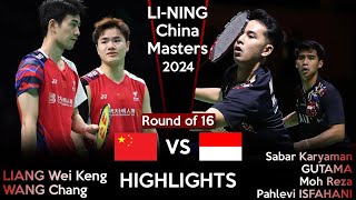 LIANG Wei Keng WANG Chang vs Sabar Reza  China Masters 2024 Badminton [upl. by Nitaj113]