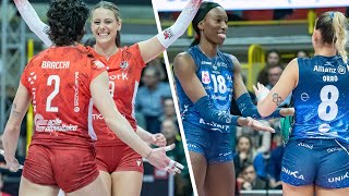 ALL quotMEGA RALLYquot of the match Busto Arsizio  Milano  Lega Volley Femminile 202324 [upl. by Fauch]