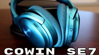 Testing out the Cowin SE7 ANC Bluetooth Headphones [upl. by Icyaj]