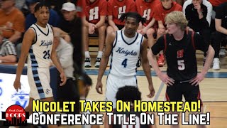 Nicolet vs Homestead Goes Down To The Wire For Conference Championship [upl. by Marylou702]