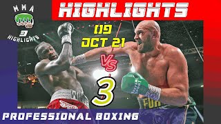 Tyson Fury Vs Deontay Wilder 3  Highlights  9102021 [upl. by Abas]