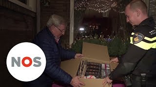 VUURWERK Zoektocht naar illegale knallers eindigt bij opa en oma [upl. by Palermo]