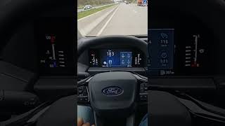 The New Ford Transit 2024 POV  184 kmh Maximum on German Highway [upl. by Eyot]