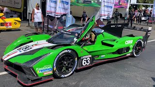 2024 IMSA GTP Sahlens Six Hours of the Glen on track action and pure sound [upl. by Attelra772]