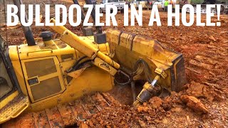 Bulldozer in a deep hole [upl. by Kirsten770]