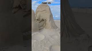 Texas Sand Fest 2024 Port Aransas Texas beach art amazing [upl. by Casper]