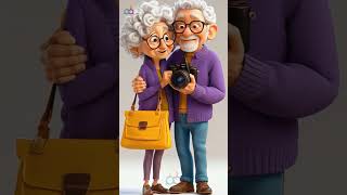 An elderly couple rendered in a charmingly musicgenre imaginedragons music concert live 1m [upl. by Aloysia]