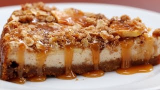 Caramel Apple Crumble Cheesecake [upl. by Lajet]