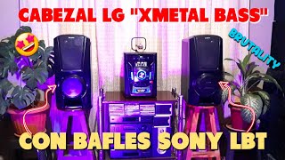 Una GRAN COMBINACION‼️🦆🔊 Cabezal LG quotXMETAL BASSquot MCD605 con parlantes SONY quotLBTquot XB6‼️🤩🔊 230🔊 [upl. by Sitarski]