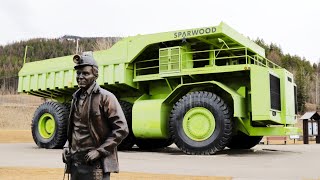 Fly around of the worlds largest tandem truck  The Terex Titan [upl. by Reniti393]