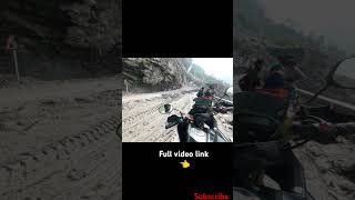 Landslide in Uttrakhand rider landslide public reaction publicreaction highway rj travel [upl. by Ecinhoj]