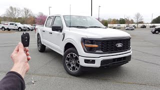 2024 Ford F150 STX 4X4 Start Up Walkaround Test Drive and Review [upl. by Pia]