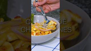 Preparamos ceviche de champiñones  ¿o cómo lo llamarías 😏 ¡La receta es buenaza [upl. by Wadleigh]