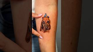 Canpleanno 🎉🥳🐶 tatuaggio micro realistico cane Beagle by Etherea tattoo [upl. by Summons]