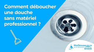 Comment déboucher une douche sans matériel de pro   MesDépanneursfr [upl. by Adahs954]