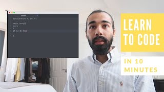 basics of CODING in 10 minutes [upl. by Lleihsad]