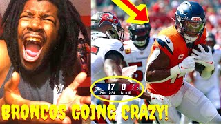 WHY THE BRONCOS COMING SO CRAZY BRONCOS VS BUCCANEERS HIGHLIGHTS REACTION 2024 WEEK 3 [upl. by Alekim]