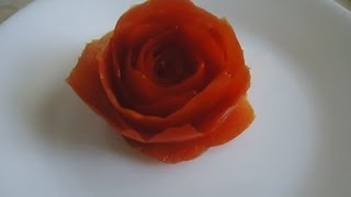 Como hacer rosas de Jitomate [upl. by Eeliah]