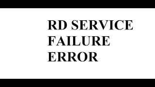 RD SERVICE FAILURE ERROR IN SECUGEN BIOMETRIC DEVICES RESOLVE IN WINDOWS 7 [upl. by Palumbo]