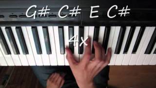 Someone like you Adele piano tutorial part 1 [upl. by Hardden]