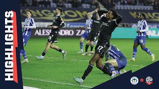 HIGHLIGHTS  Wigan Athletic 10 Bolton Wanderers [upl. by Magan]