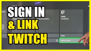 How to SIGN IN amp Link Twitch Account to Xbox Series X Streaming Tutorial [upl. by Drofnelg]