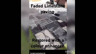 Limestone Paving Restoration home homeimprovement resin concrete cement [upl. by Zacharia]