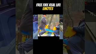 Free fire Real Life Emote i 🙀 shorts [upl. by Cob]