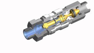 Rectus Quick coupling series 25KB how it works [upl. by Novak204]