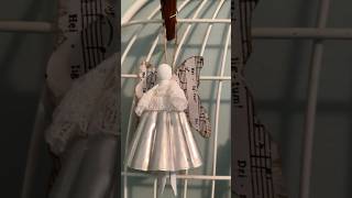 Clothespin Angel farmhousefrugally christmas angel diy [upl. by Annaehs]