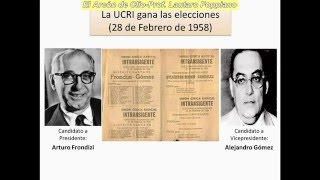 Presidencia de Frondizi 19581962 [upl. by Edeline]