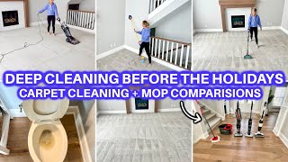 🥵 HOURS OF DEEP CLEANING  CLEAN WITH ME  CLEANING MOTIVATION  CARPET CLEANING  CLEANING HOUSE [upl. by Auqenahs]