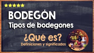 🙏 ¿Qué es un bodegón  Conoce los distintos tipos de bodegones 🙏 [upl. by Alta]