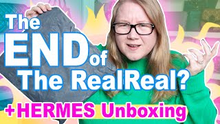 HERMES UNBOXING  New Policies at The Real Real  Autumn Beckman [upl. by Earased491]