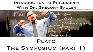 Platos dialogue the Symposium part 1  Introduction to Philosophy [upl. by Caplan]