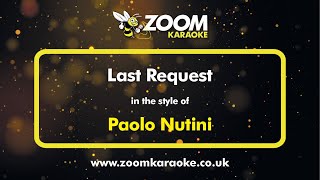 Paolo Nutini  Last Request  Karaoke Version from Zoom Karaoke [upl. by Lenci]