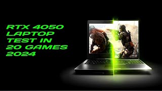 RTX 4050 Laptop Test in 20 Games 2024 [upl. by Enyleve]