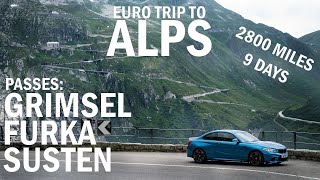 Road trip to Alps Switzerland’s best passes Susten Grimsel Furka and Great St Bernard 4K [upl. by Moraj140]