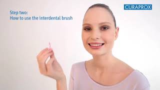 Instructions to use Curaprox Interdental Brushes [upl. by Malinin]