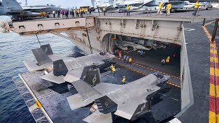 Life Inside US Aircraft Carrier Storing Millions  Jets in Middle of the Ocean [upl. by Klein]