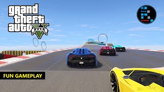 GTA V  AMAZING STUNT RACE CHAMPIONSHIP FUN GAMEPLAY [upl. by Rosetta]