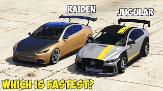 GTA 5 ONLINE  WHICH IS FASTEST OCELOT Pariah Jugular XA21 Locust Swinger amp MORE [upl. by Vivie]