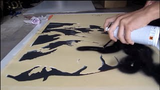 How to make a multilayered stencil [upl. by Hoffer]